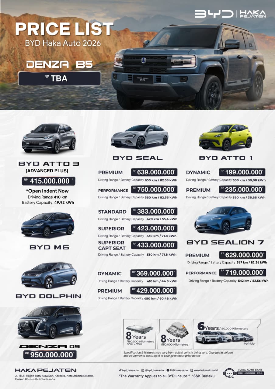 harga byd pejaten 2026