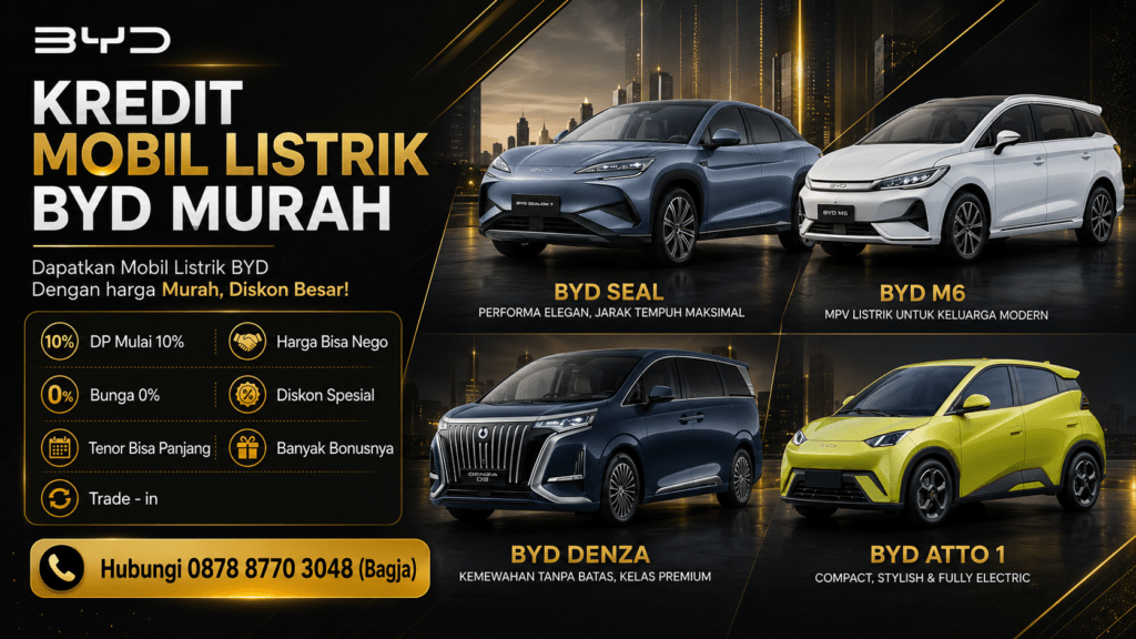 kredit mobil listrik byd murah 2026