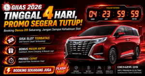 klaim promo GIIAS 2026, promo Denza Bulan ini