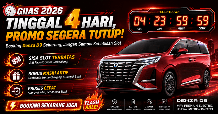 klaim promo GIIAS 2026, promo Denza Bulan ini